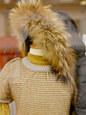 Winterjacke mit Pelz